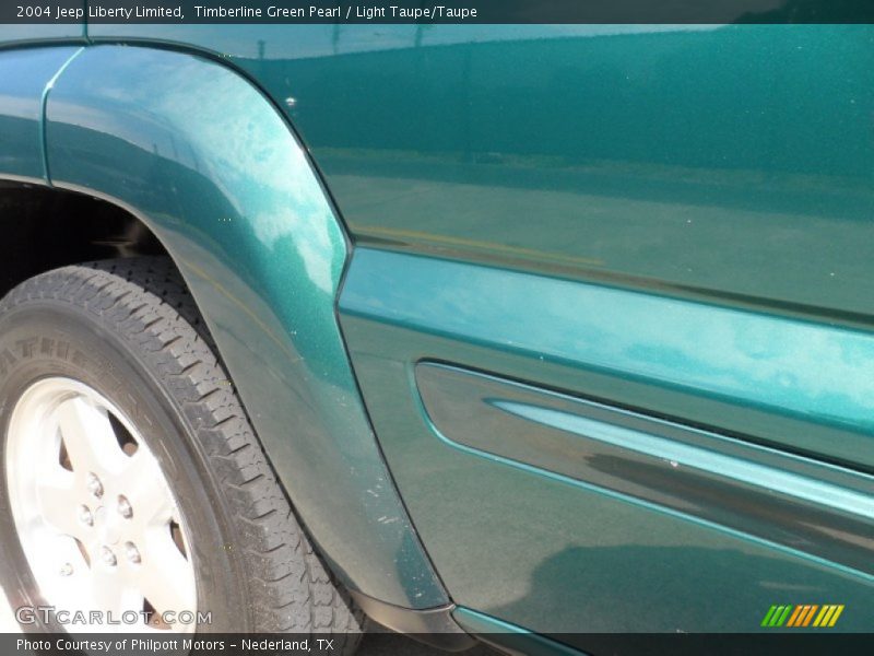 Timberline Green Pearl / Light Taupe/Taupe 2004 Jeep Liberty Limited