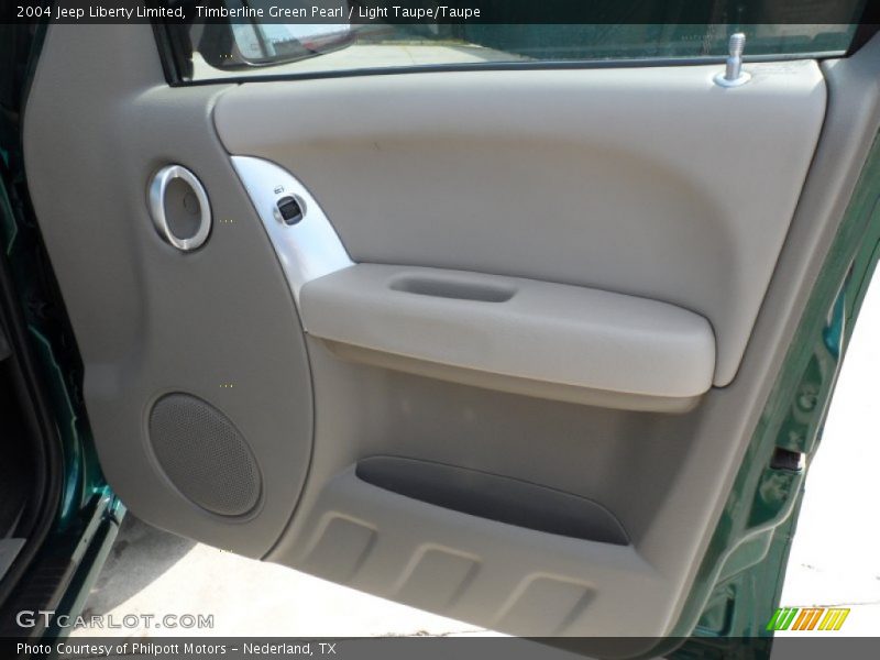 Timberline Green Pearl / Light Taupe/Taupe 2004 Jeep Liberty Limited