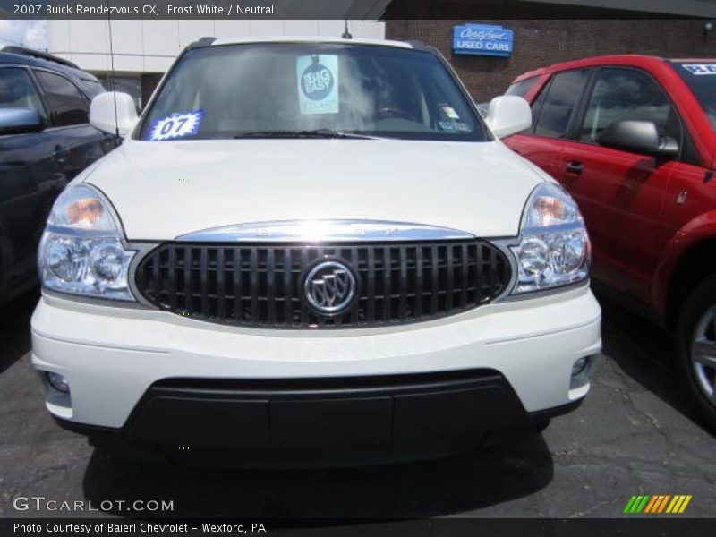 Frost White / Neutral 2007 Buick Rendezvous CX