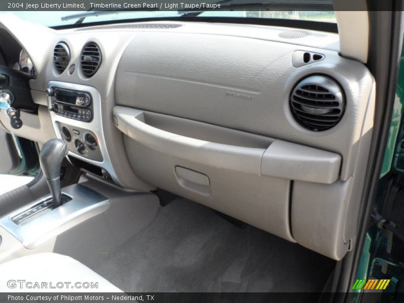 Timberline Green Pearl / Light Taupe/Taupe 2004 Jeep Liberty Limited
