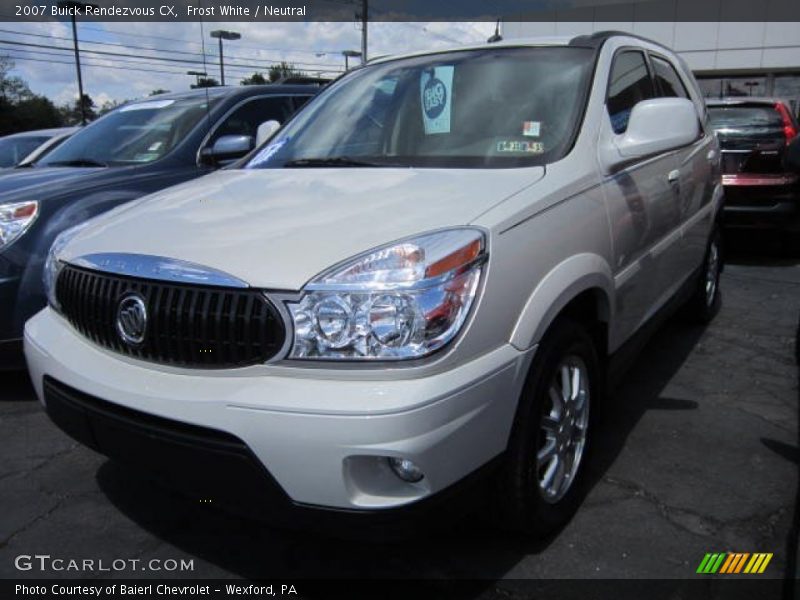 Frost White / Neutral 2007 Buick Rendezvous CX