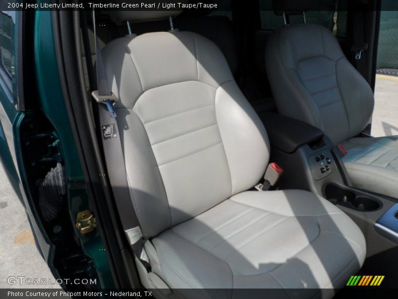 Timberline Green Pearl / Light Taupe/Taupe 2004 Jeep Liberty Limited