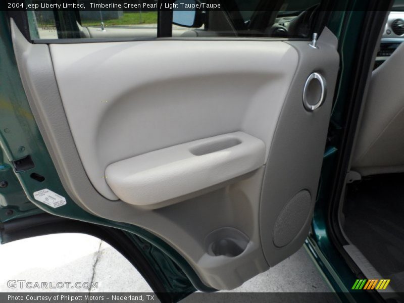 Timberline Green Pearl / Light Taupe/Taupe 2004 Jeep Liberty Limited