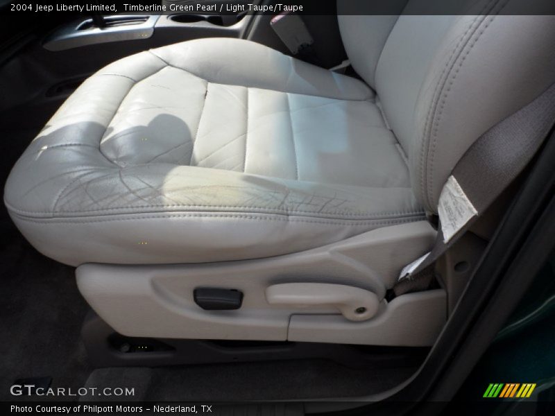 Timberline Green Pearl / Light Taupe/Taupe 2004 Jeep Liberty Limited