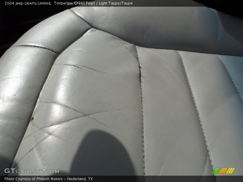 Timberline Green Pearl / Light Taupe/Taupe 2004 Jeep Liberty Limited