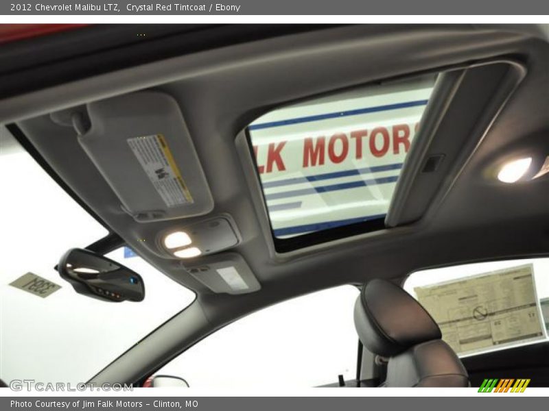 Crystal Red Tintcoat / Ebony 2012 Chevrolet Malibu LTZ