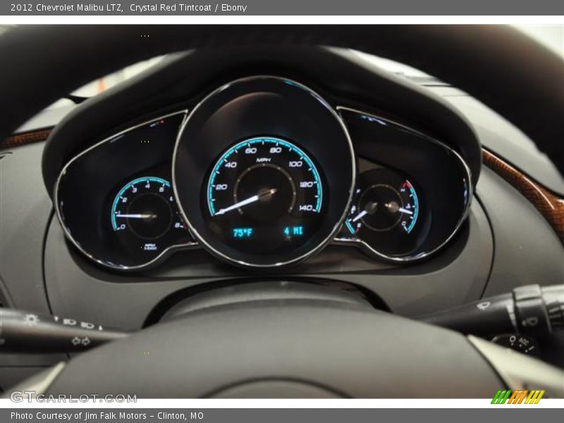 Crystal Red Tintcoat / Ebony 2012 Chevrolet Malibu LTZ