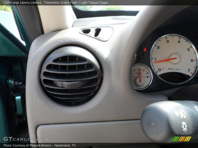 Timberline Green Pearl / Light Taupe/Taupe 2004 Jeep Liberty Limited