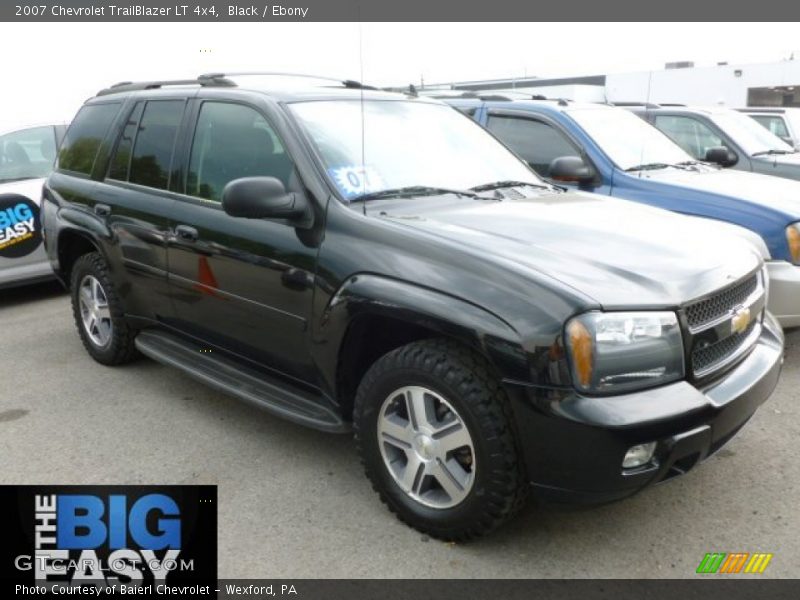 Black / Ebony 2007 Chevrolet TrailBlazer LT 4x4