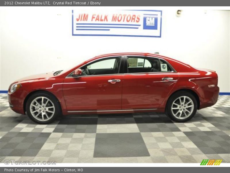 Crystal Red Tintcoat / Ebony 2012 Chevrolet Malibu LTZ