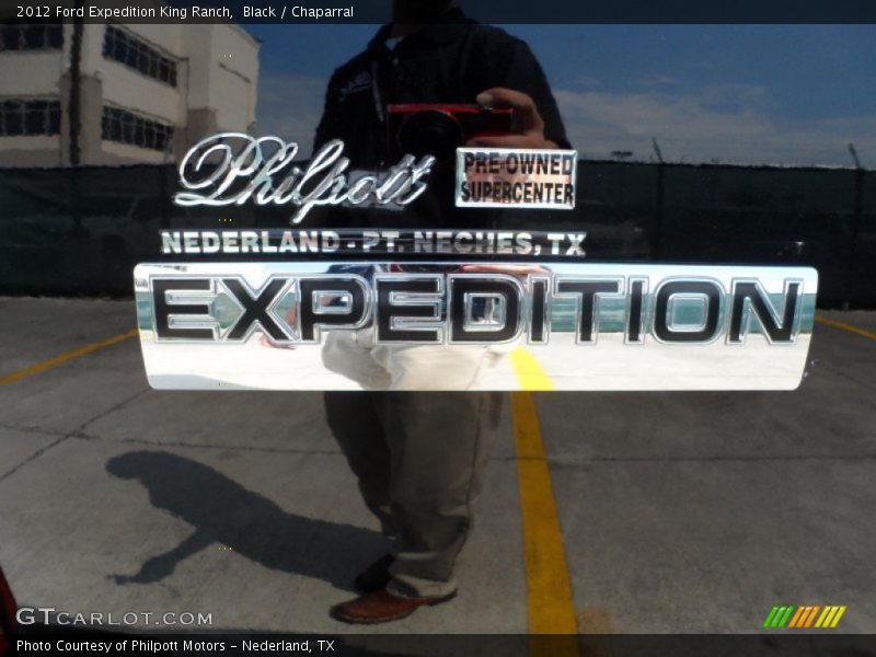 Black / Chaparral 2012 Ford Expedition King Ranch