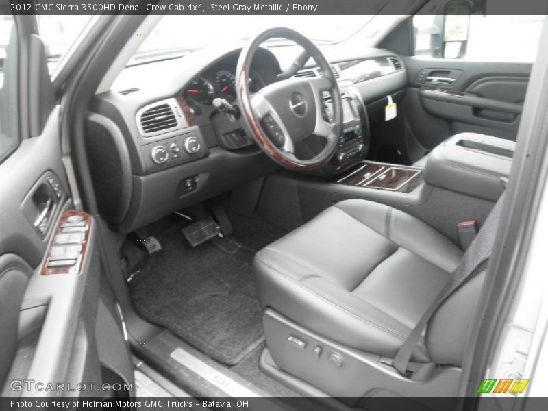  2012 Sierra 3500HD Denali Crew Cab 4x4 Ebony Interior