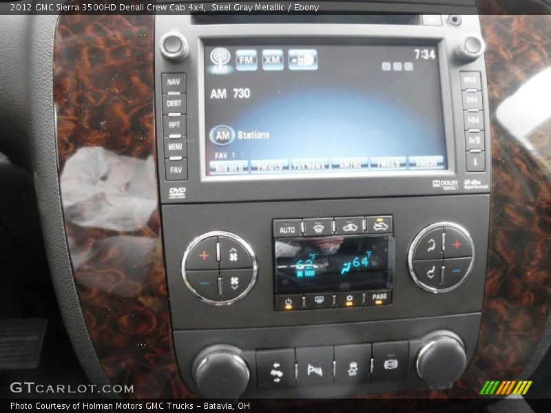 Controls of 2012 Sierra 3500HD Denali Crew Cab 4x4