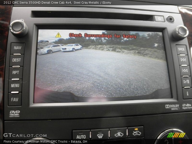 Steel Gray Metallic / Ebony 2012 GMC Sierra 3500HD Denali Crew Cab 4x4