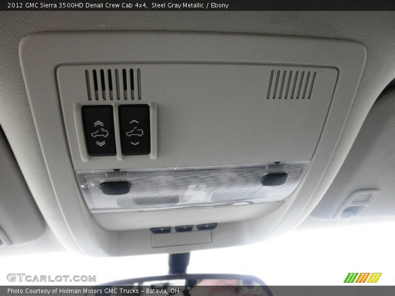 Steel Gray Metallic / Ebony 2012 GMC Sierra 3500HD Denali Crew Cab 4x4