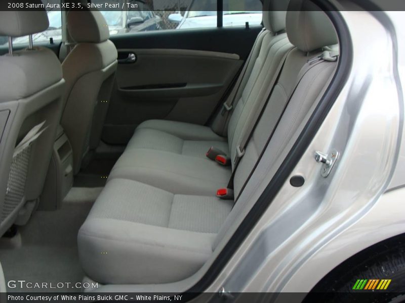 Silver Pearl / Tan 2008 Saturn Aura XE 3.5