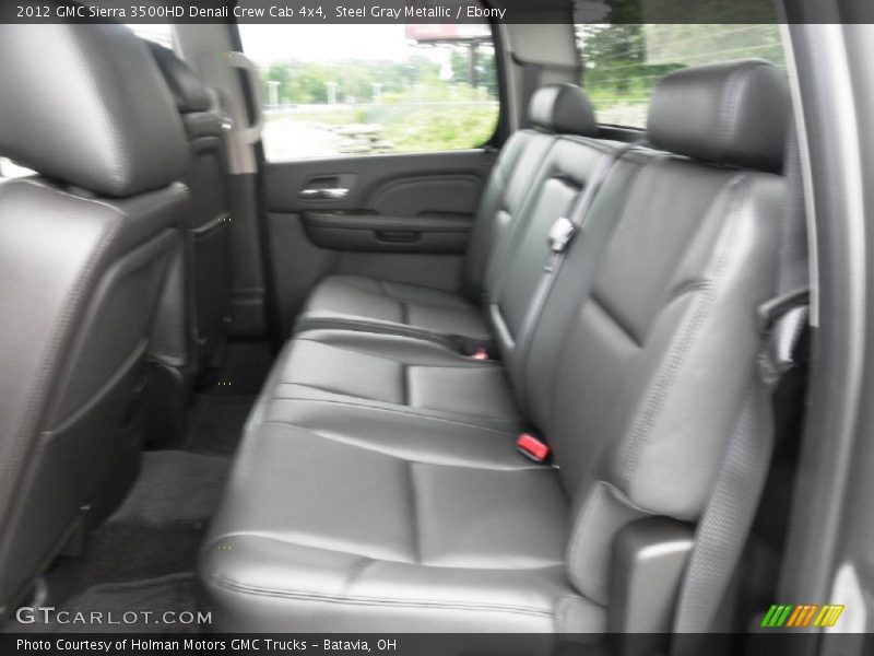 Steel Gray Metallic / Ebony 2012 GMC Sierra 3500HD Denali Crew Cab 4x4
