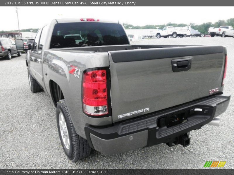 Steel Gray Metallic / Ebony 2012 GMC Sierra 3500HD Denali Crew Cab 4x4