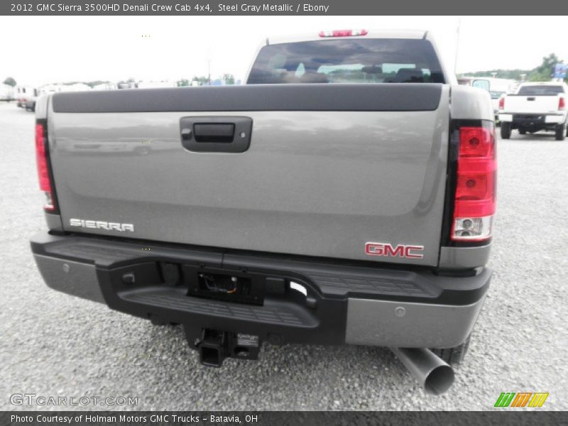 Steel Gray Metallic / Ebony 2012 GMC Sierra 3500HD Denali Crew Cab 4x4