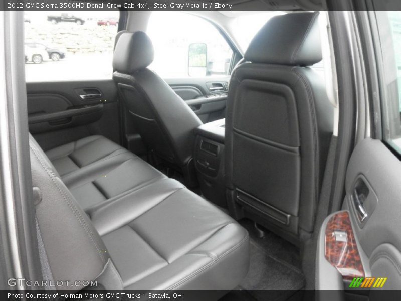Steel Gray Metallic / Ebony 2012 GMC Sierra 3500HD Denali Crew Cab 4x4