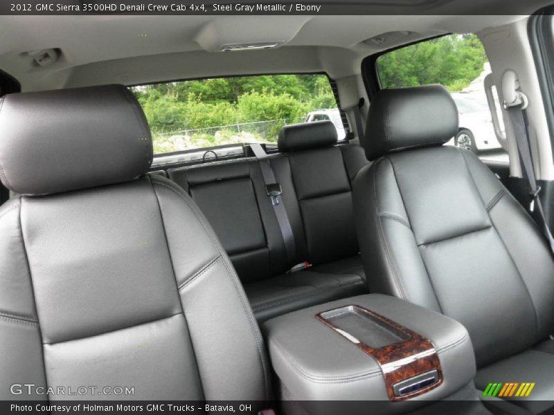Steel Gray Metallic / Ebony 2012 GMC Sierra 3500HD Denali Crew Cab 4x4