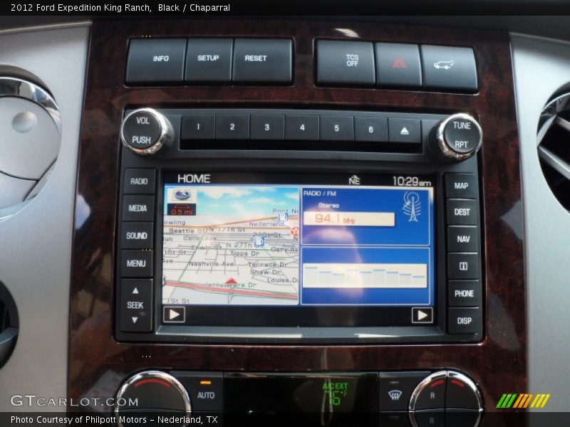 Navigation of 2012 Expedition King Ranch
