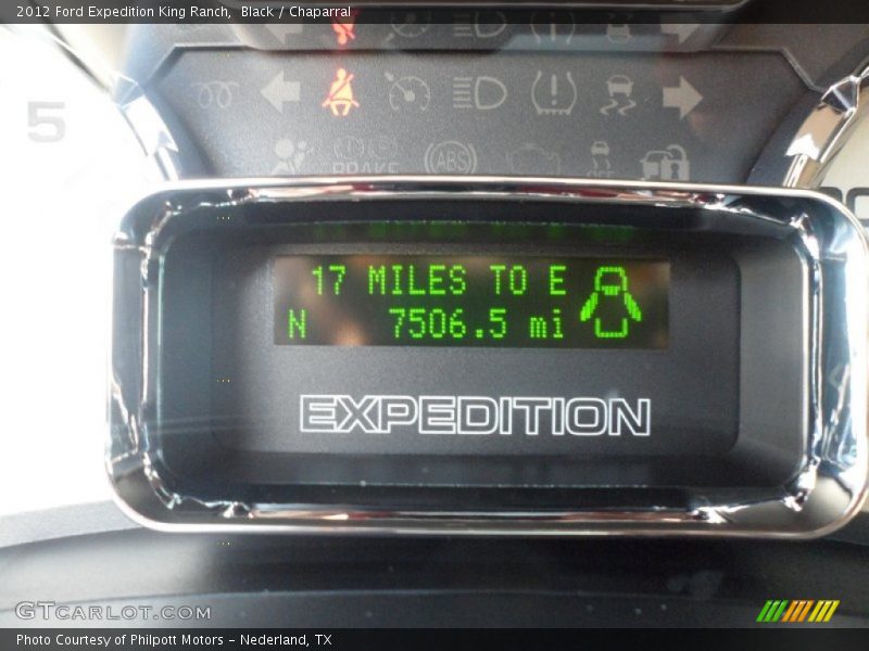 Black / Chaparral 2012 Ford Expedition King Ranch