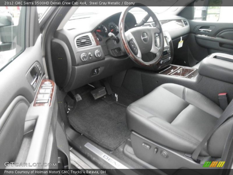  2012 Sierra 3500HD Denali Crew Cab 4x4 Ebony Interior