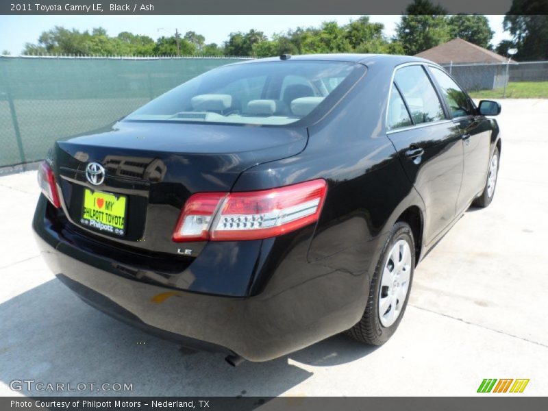 Black / Ash 2011 Toyota Camry LE