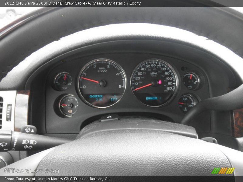  2012 Sierra 3500HD Denali Crew Cab 4x4 Denali Crew Cab 4x4 Gauges