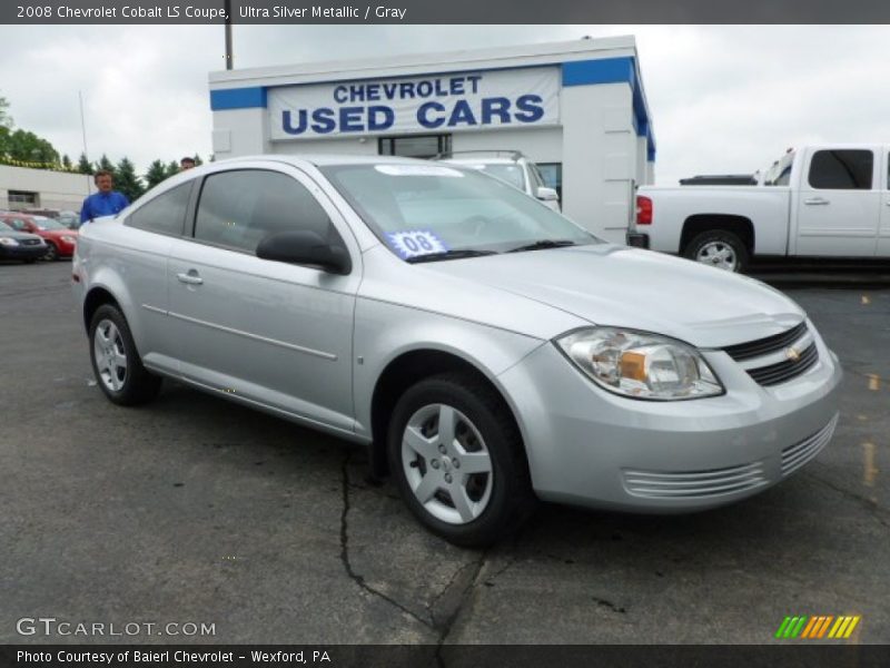 Ultra Silver Metallic / Gray 2008 Chevrolet Cobalt LS Coupe