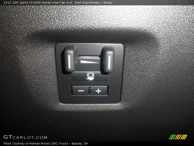 Steel Gray Metallic / Ebony 2012 GMC Sierra 3500HD Denali Crew Cab 4x4