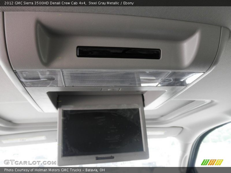 Steel Gray Metallic / Ebony 2012 GMC Sierra 3500HD Denali Crew Cab 4x4
