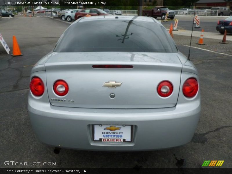 Ultra Silver Metallic / Gray 2008 Chevrolet Cobalt LS Coupe