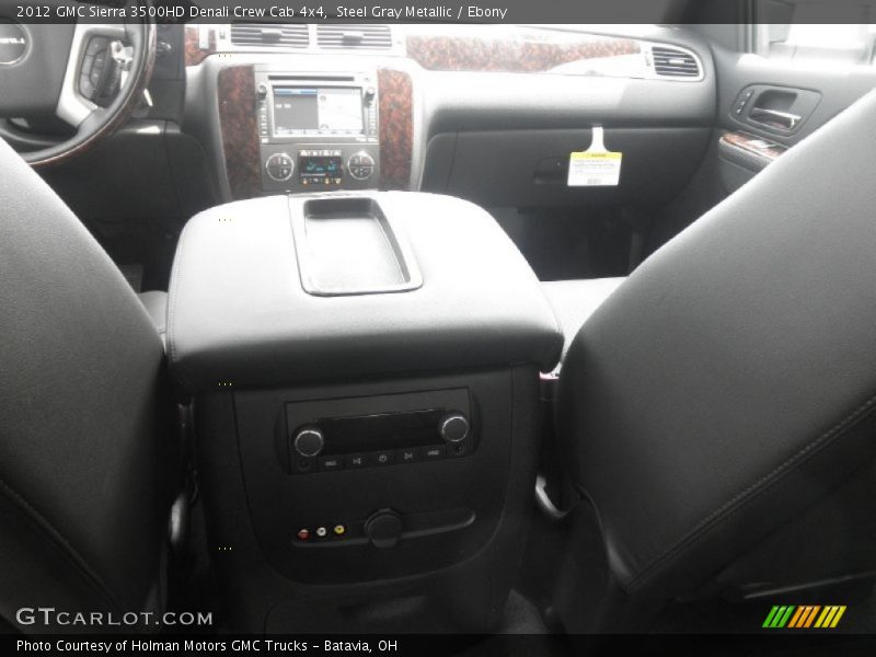 Steel Gray Metallic / Ebony 2012 GMC Sierra 3500HD Denali Crew Cab 4x4