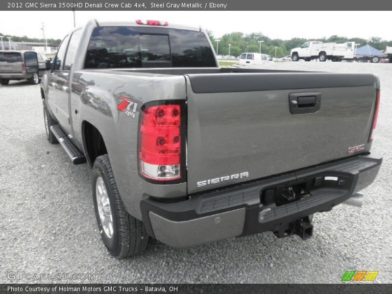 Steel Gray Metallic / Ebony 2012 GMC Sierra 3500HD Denali Crew Cab 4x4