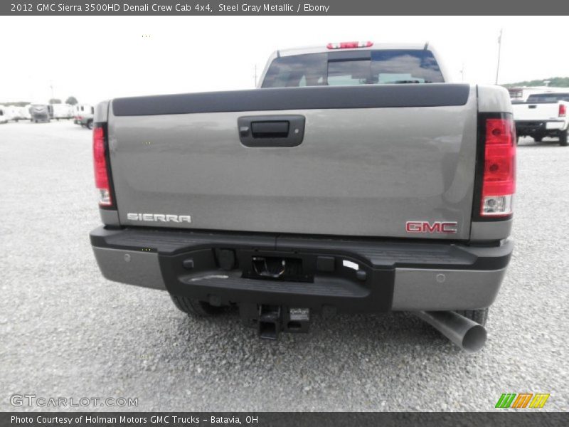 Steel Gray Metallic / Ebony 2012 GMC Sierra 3500HD Denali Crew Cab 4x4