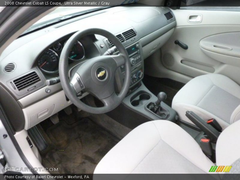 Ultra Silver Metallic / Gray 2008 Chevrolet Cobalt LS Coupe