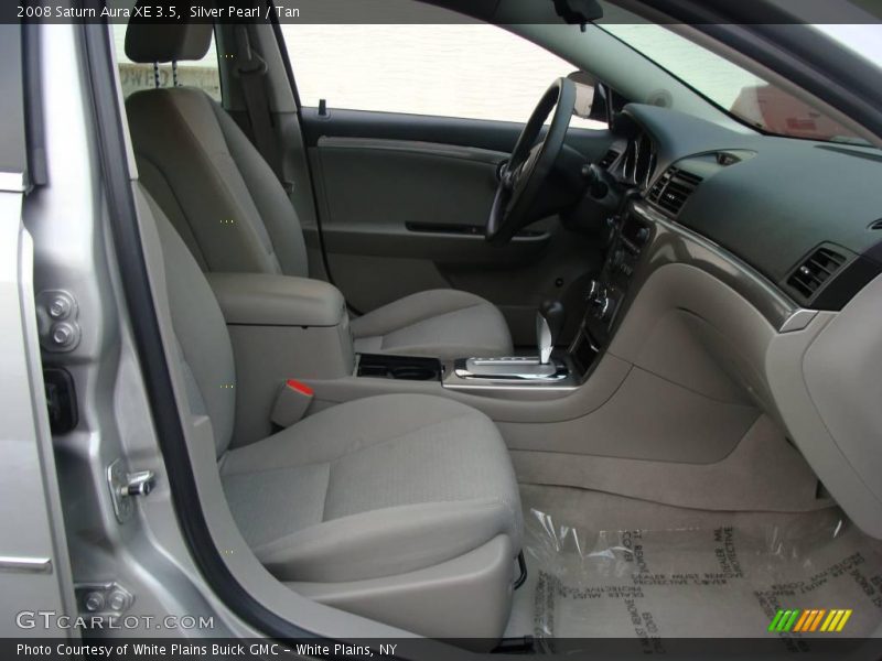 Silver Pearl / Tan 2008 Saturn Aura XE 3.5