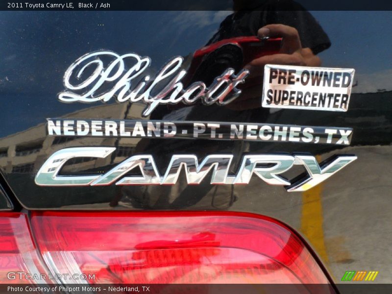 Black / Ash 2011 Toyota Camry LE