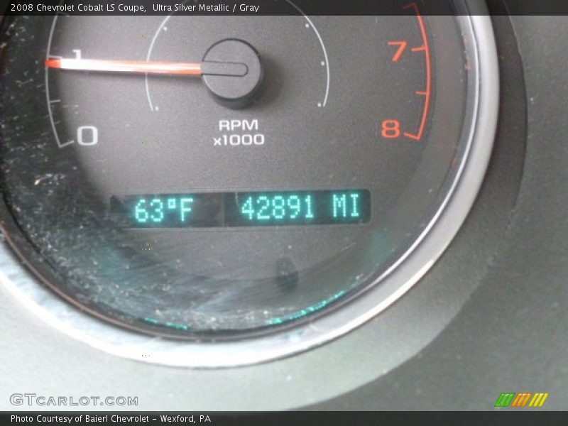 Ultra Silver Metallic / Gray 2008 Chevrolet Cobalt LS Coupe