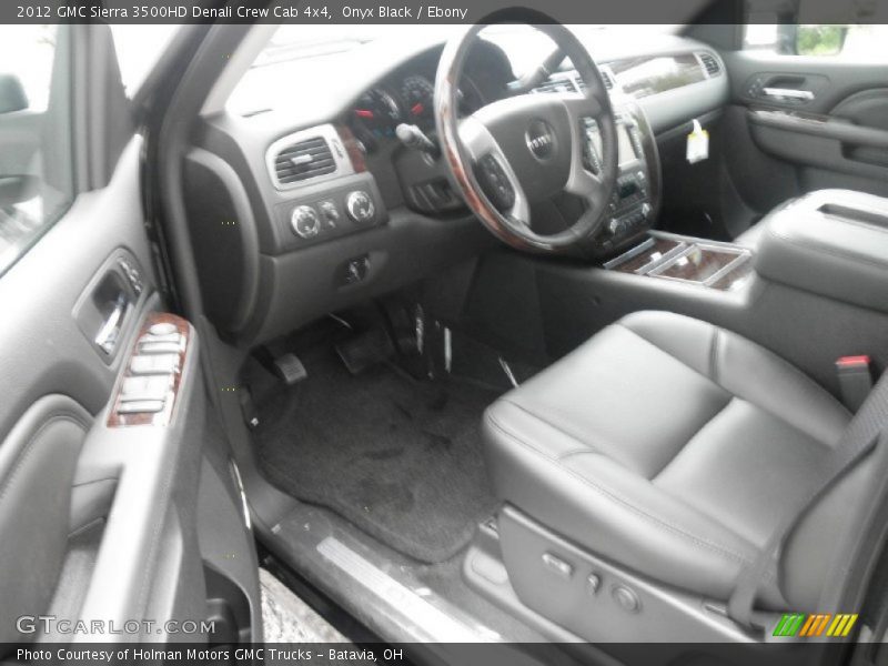 Onyx Black / Ebony 2012 GMC Sierra 3500HD Denali Crew Cab 4x4