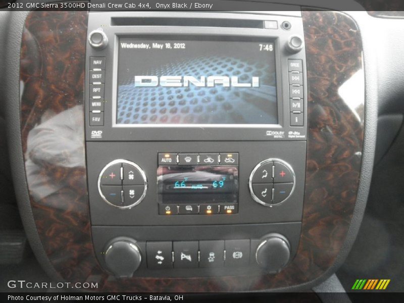 Onyx Black / Ebony 2012 GMC Sierra 3500HD Denali Crew Cab 4x4