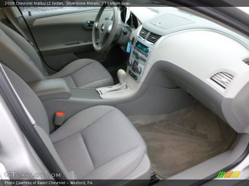 Silverstone Metallic / Titanium Gray 2008 Chevrolet Malibu LS Sedan