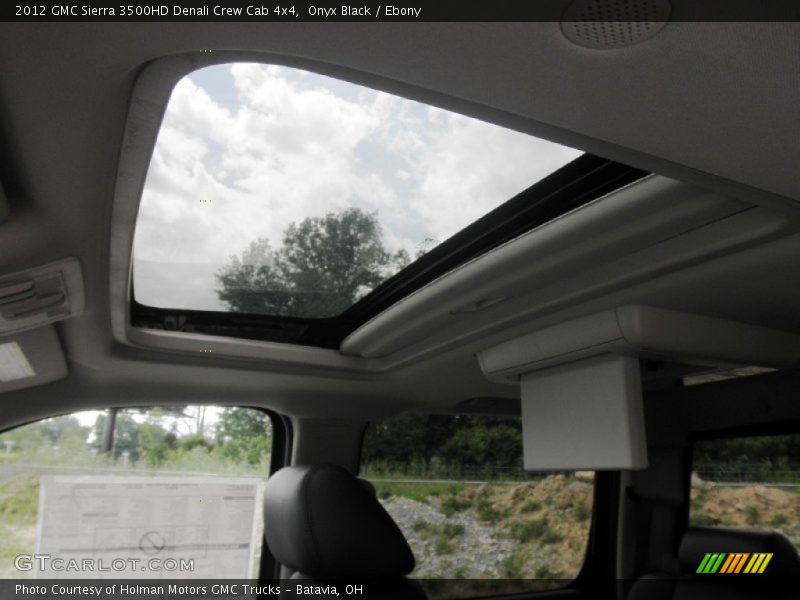 Onyx Black / Ebony 2012 GMC Sierra 3500HD Denali Crew Cab 4x4
