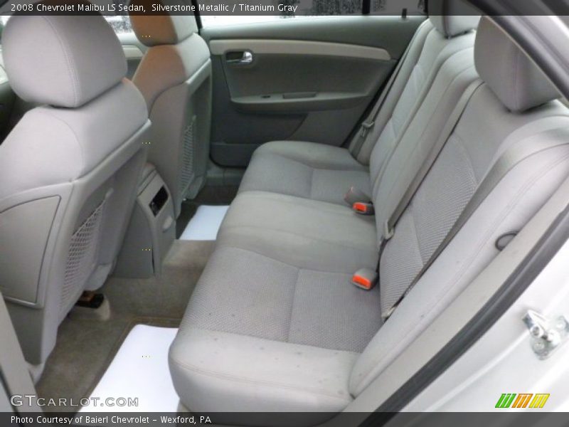 Silverstone Metallic / Titanium Gray 2008 Chevrolet Malibu LS Sedan