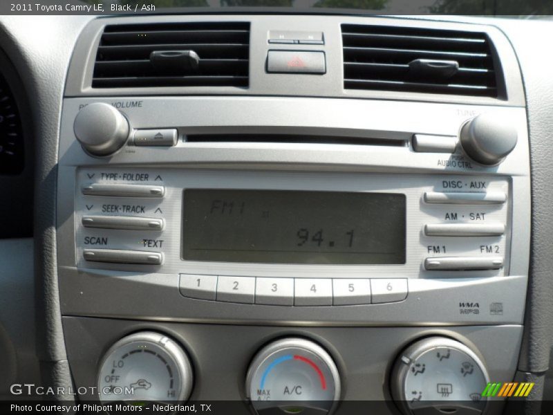 Black / Ash 2011 Toyota Camry LE