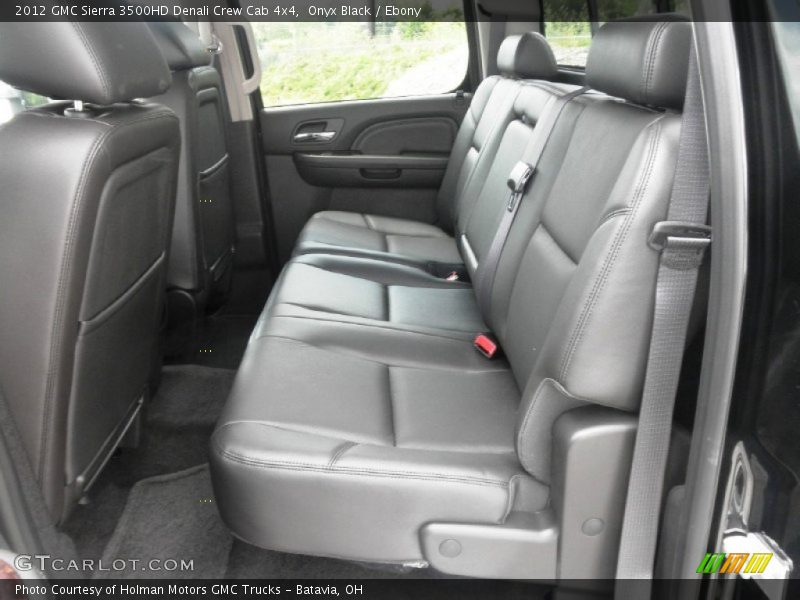 Onyx Black / Ebony 2012 GMC Sierra 3500HD Denali Crew Cab 4x4