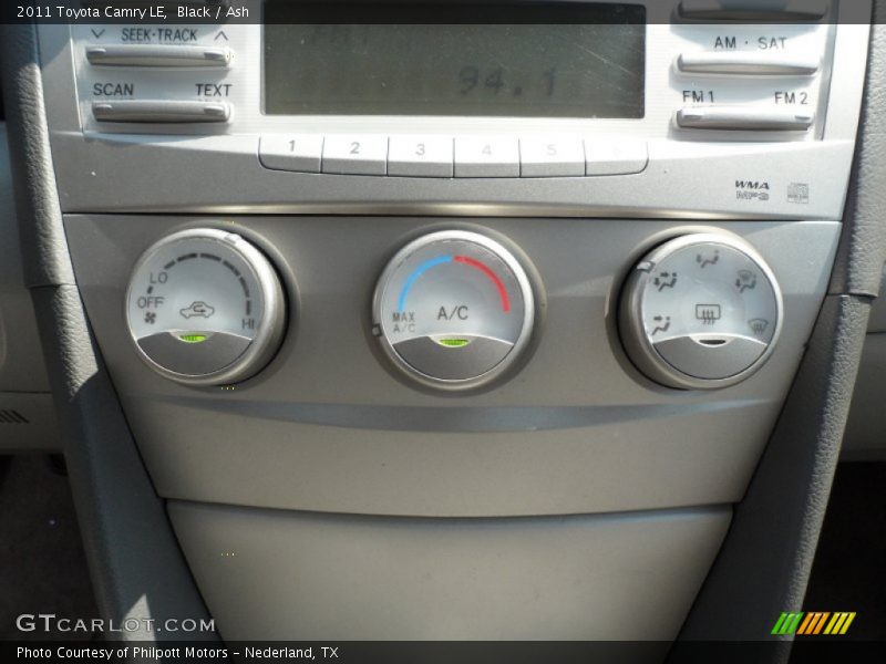 Black / Ash 2011 Toyota Camry LE