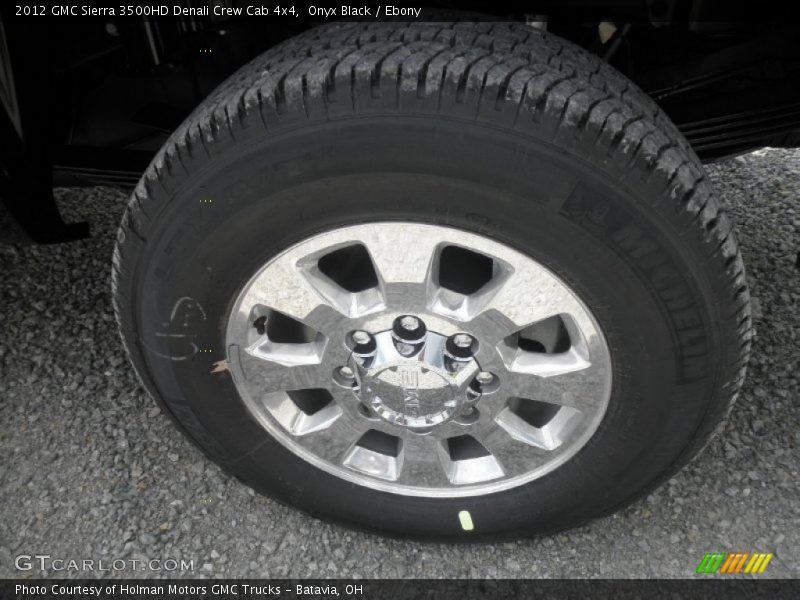 Onyx Black / Ebony 2012 GMC Sierra 3500HD Denali Crew Cab 4x4